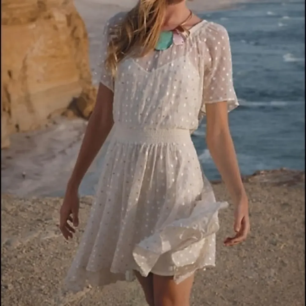 Anthropologie Lovenote Dot‎ Gleam Dress